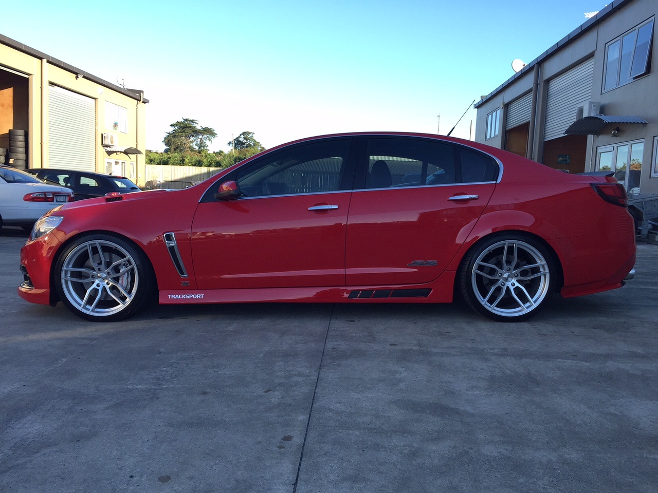 Holden VF Commodore Black Side Vents Kit